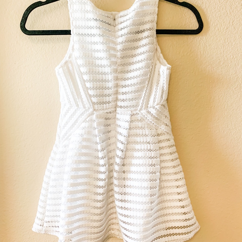 Girls White Lace Dress